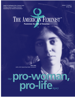 Alice Paul Author of the Original Equal Rights Amendment