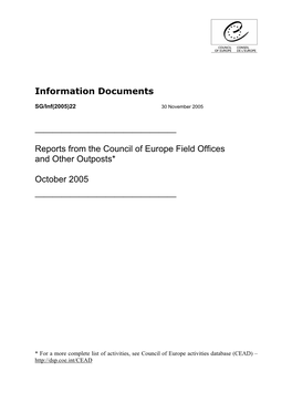 Information Documents