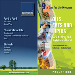 Oils, Fats and Lipids