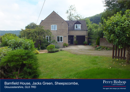 Barnfield House, Jacks Green, Sheepscombe, Gloucestershire, GL6 7RD