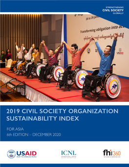 2019 Civil Society Organization Sustainability Index
