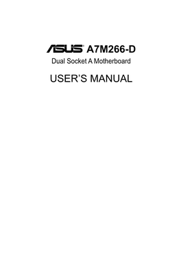 ® A7m266-D User's Manual