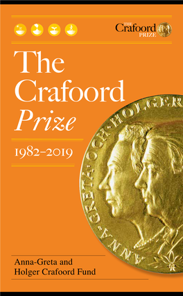 The Crafoord Prize 1982–2019