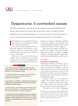 Dyspareunia: 5 Overlooked Causes