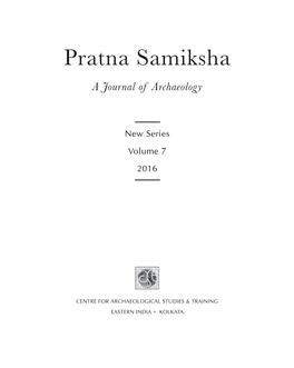 Pratna Samiksha a Journal of Archaeology