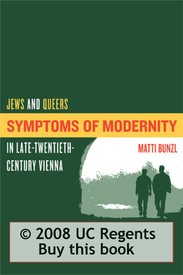 Jews and Queers in Late-Twentieth-Century Vienna / Matti Bunzl