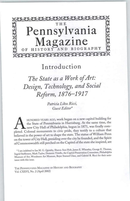 Pennsylvania Magazine of HISTORY and BIOGRAPHY