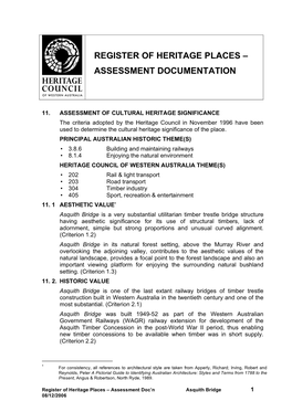 Assessment Documentation