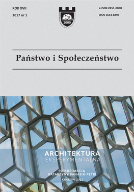 Państwo I Społeczeństwo 2017, Nr 1