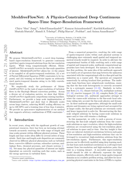 Meshfreeflownet: a Physics-Constrained Deep Continuous Space-Time Super-Resolution Framework