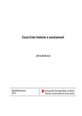 Coca-Cola Historie a Současnost