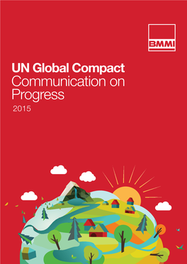 UN Global Compact Communication on Progress 2015 Contents