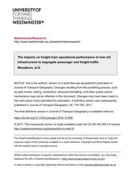 North Doncaster Chord Repository Version.Pdf