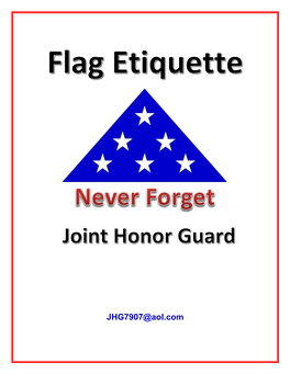 Flag Etiquette