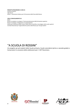 “A Scuola Di Rossini”