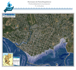 Municipio De Plato(Magdalena) Profundidad De La Inundación Tr