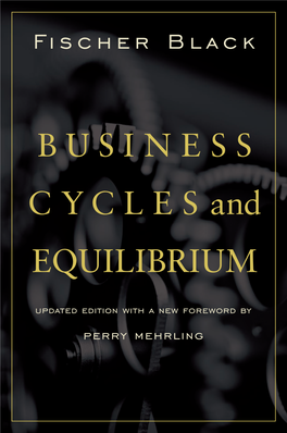 BUSINESS C Y C L E S and EQUILIBRIUM