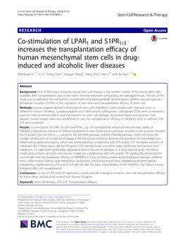 Co-Stimulation of LPAR1 and S1PR1/3 Increases The