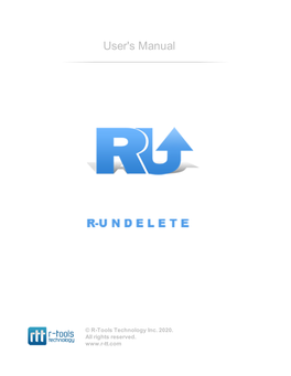 R-Undelete User's Manual