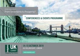 14-15 October 2019 Old Billingsgate, London