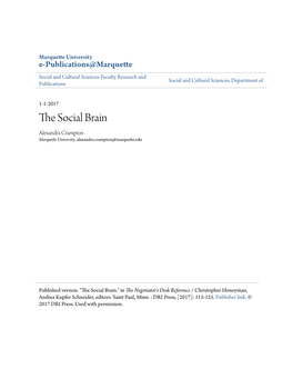 The Social Brain