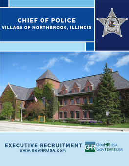 Chief of Police Village of Northbrook, Illinois