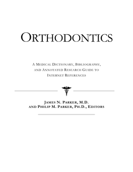 Orthodontics