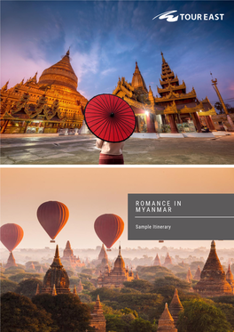 Romance in Myanmar Sample Itinerary