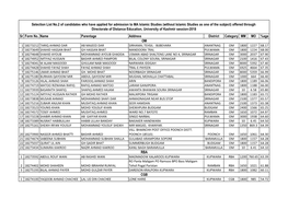 Sr Form No. Name Parentage Address District Category MM MO %Age