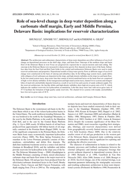 Role of Sea-Level Change in Deep Water Deposition Along a Carbonate