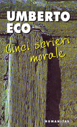 Eco Umberto Cinci Scrieri Mor