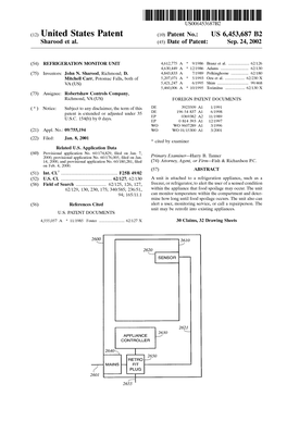 (12) United States Patent (10) Patent No.: US 6,453,687 B2 Shar00d Et Al