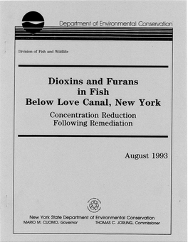 Dioxins and Furans in Fish Below Love Canal, New York