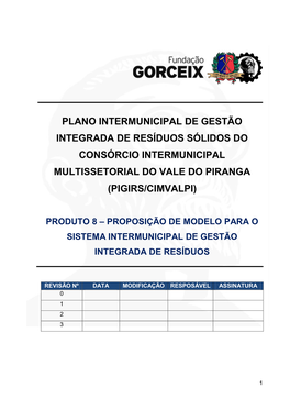 Proposição De Modelo Para O Sistema Intermunicipal De Gestão Integrada De Resíduos