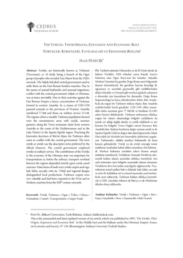 CEDRUS Cedrus II (2014) 467-495 the Journal of MCRI DOI: 10.13113/CEDRUS.201406472