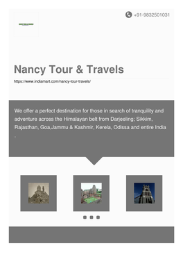 Nancy Tour & Travels