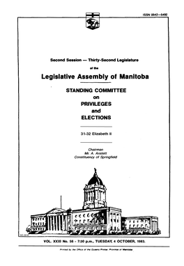 Legislative Assembly of Manitoba