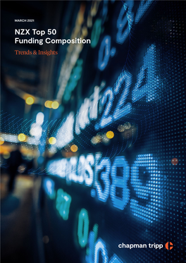 NZX Top 50 Funding Composition Trends & Insights Contents