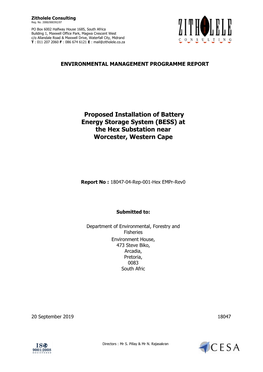 Environmental Management Programme-Rev0