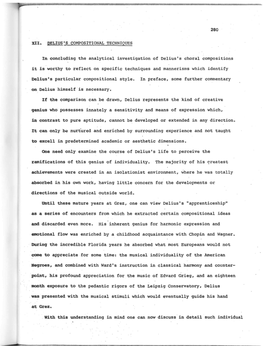 XIX. DELIUS's COMPOSITIONAL TECHNIQUES in Concluding The