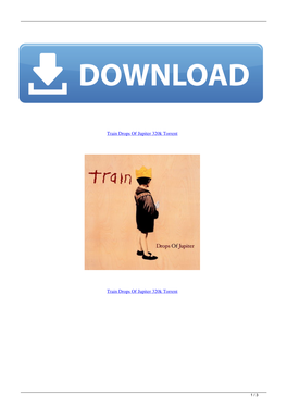 Train Drops of Jupiter 320K Torrent