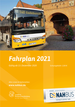 Fahrplan 2021 Der Anrufbus Bringt Sie Von Ihrer Gültig Ab 13