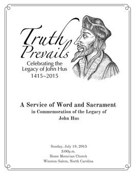 John Hus and the Moravian Church