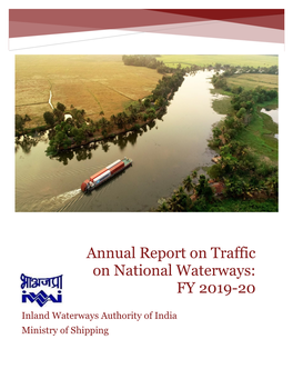 Annual Report on Traffic on National Waterways: FY 2019-20