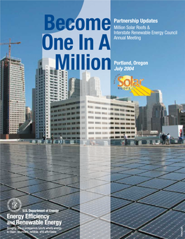 Million Solar Roofs and Interstate Renewable Energy Council