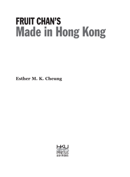 Made in Hong Kong