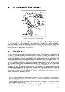 7. L'explosion De L'offre Low-Cost