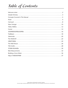 Table of Contents