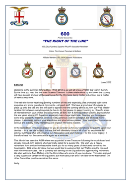 City of London) Squadron Rauxaf Association Newsletter