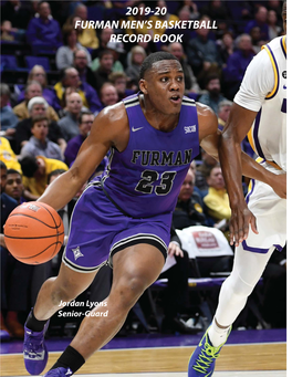 2019-20 Furman Men's Basketball Record Book